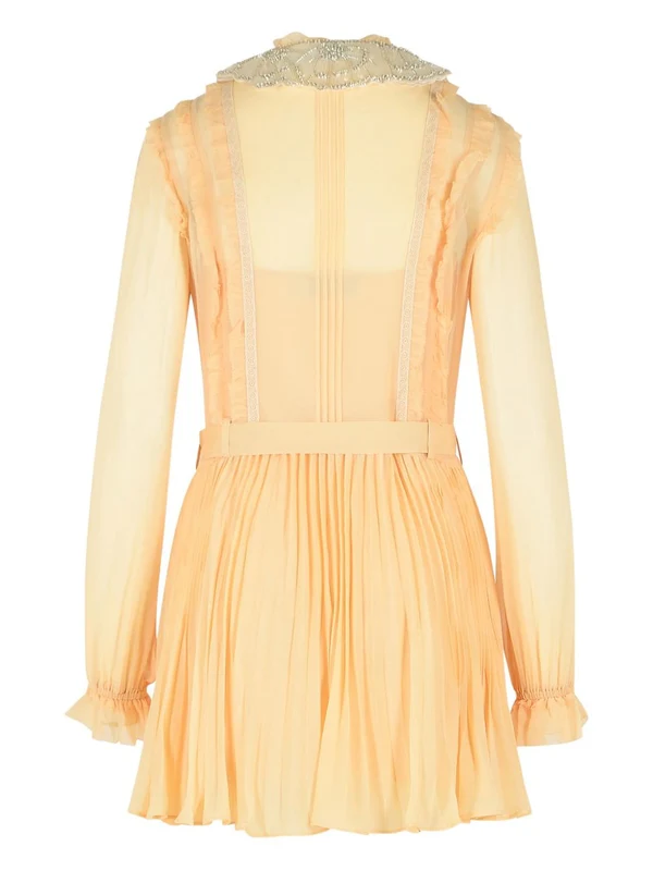 Self-Portrait Beige Mini Dress - Image 2