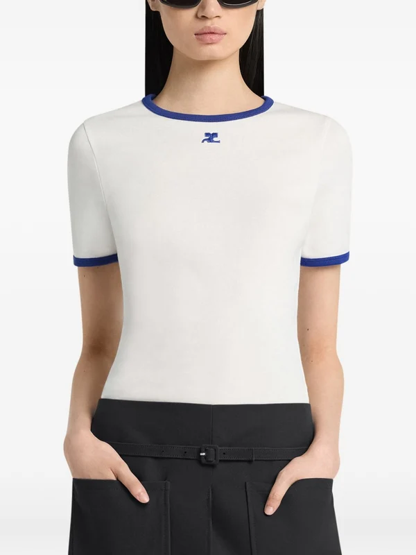 Courrèges White Half Sleeve - Image 3