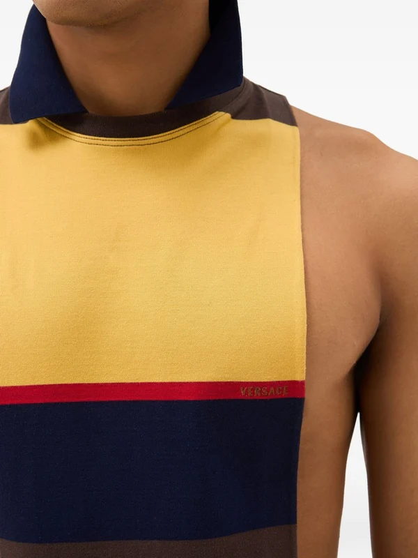 Versace Striped Sleeveless - Image 4