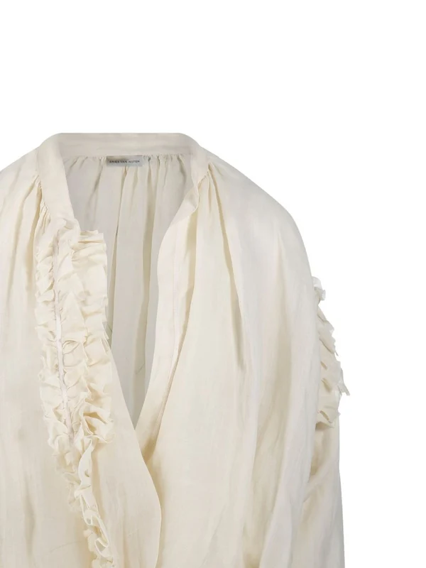 Dries Van Noten Ivory Shirts & Blouses - Image 3