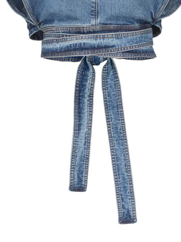 Alaia Blue Sleeveless - Image 2