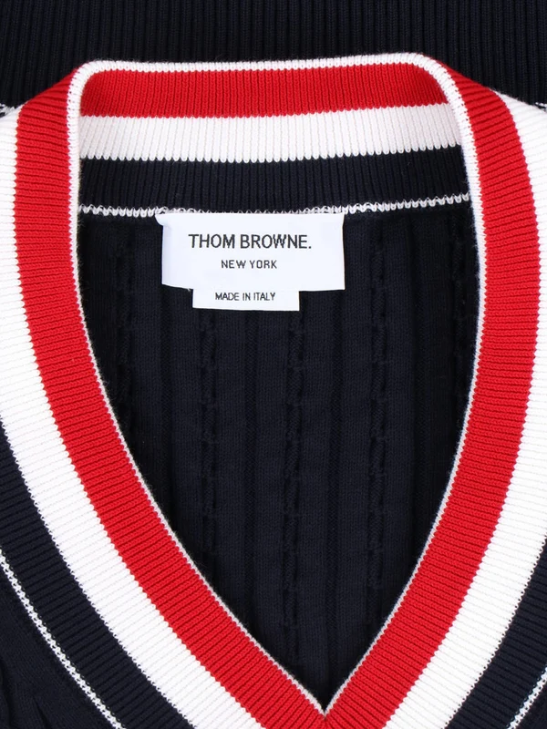 Thom Browne Navy Knitted - Image 3