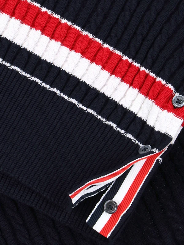 Thom Browne Navy Knitted - Image 5