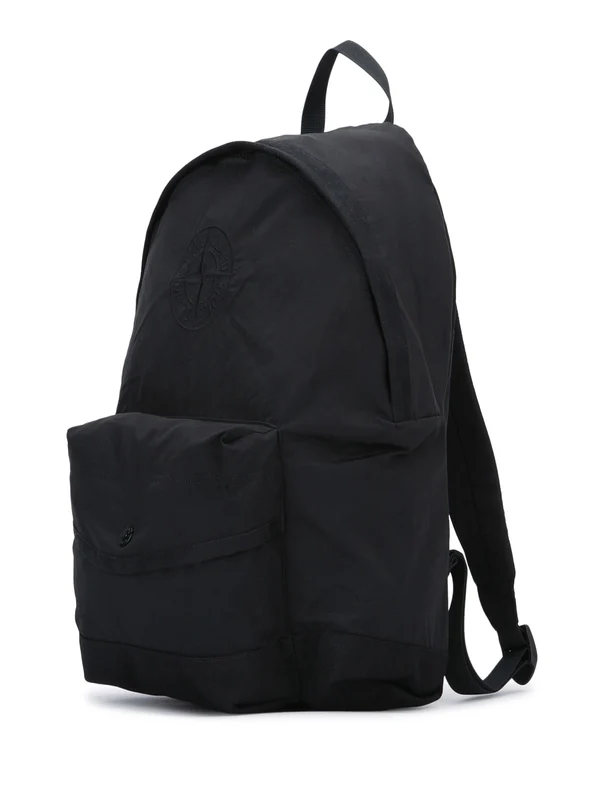 Stone Island Kids Black Backpacks - Image 2