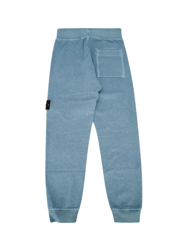 Stone Island Kids Blue Casual Pants - Image 2