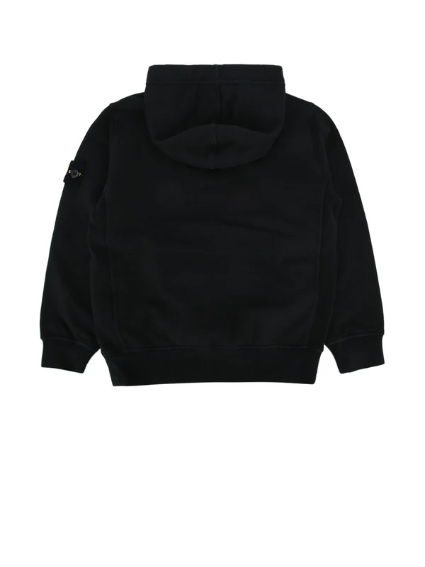 Stone Island Kids Black Hoodies - Image 2
