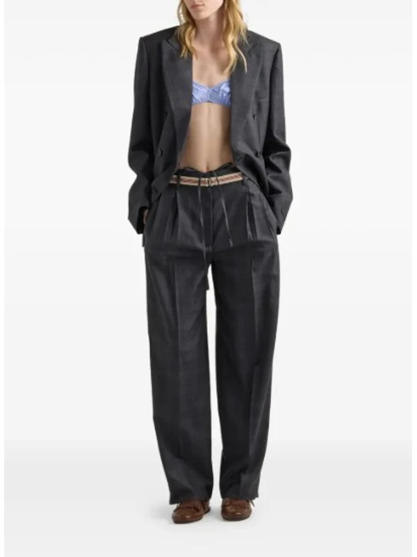 Prada Grey Tailored Jacket - Image 2