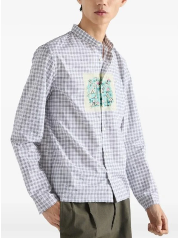 Prada Blue Shirt - Image 2