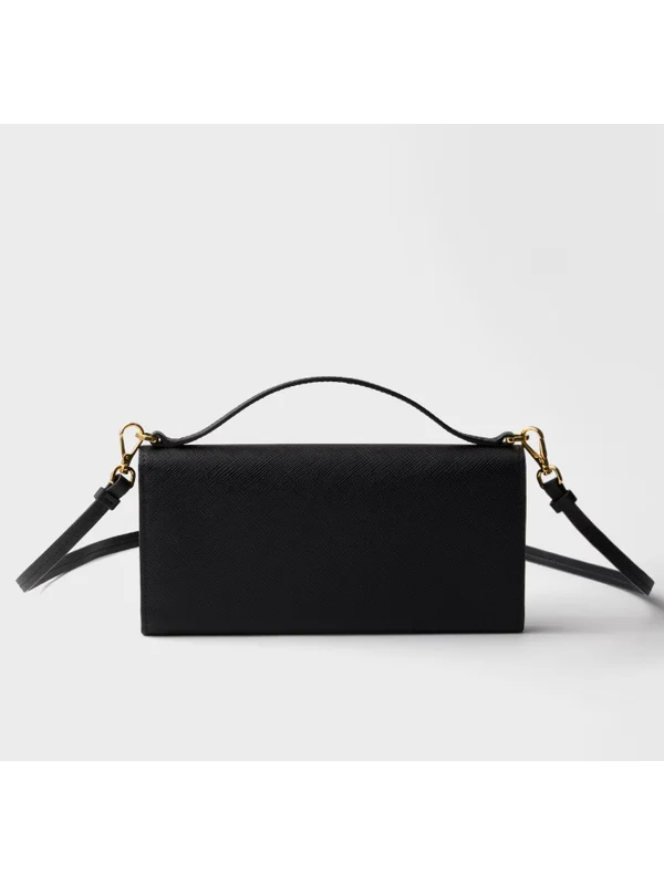 Triangle Logo Leather Shoulder Bags - Image 2