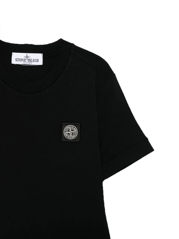 Stone Island Black Half Sleeve - Image 7