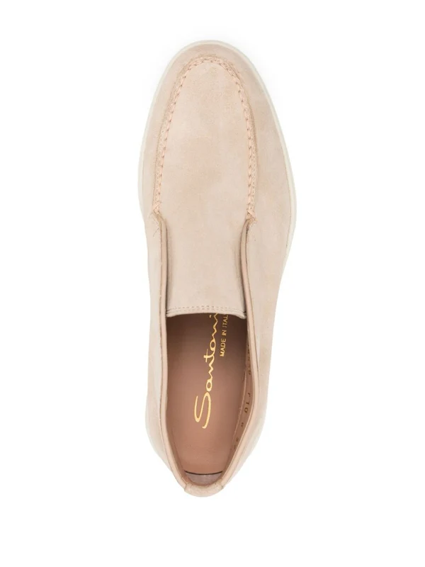 Santoni Beige Loafers - Image 2
