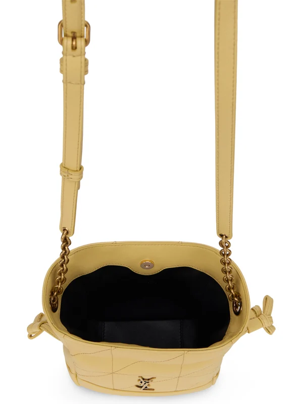 Saint Laurent Yellow Bucket Bags - Image 4