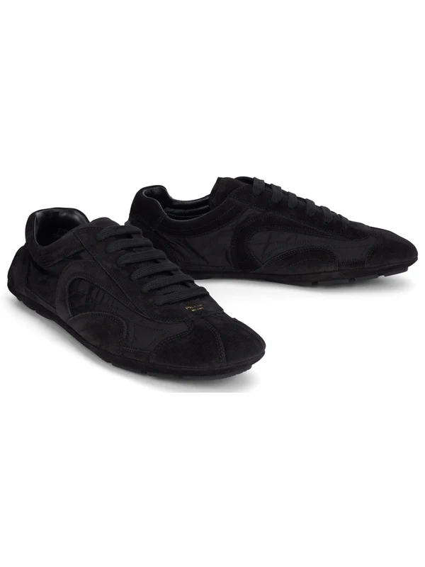 Prada Black Low Top Sneakers - Image 3