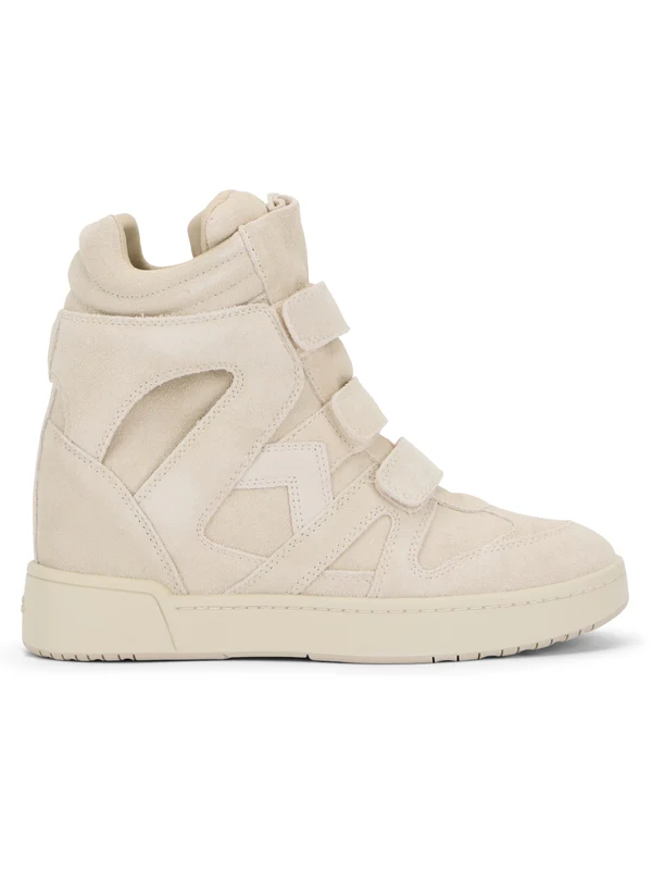 Isabel Marant Beige High Top Sneakers - Image 2