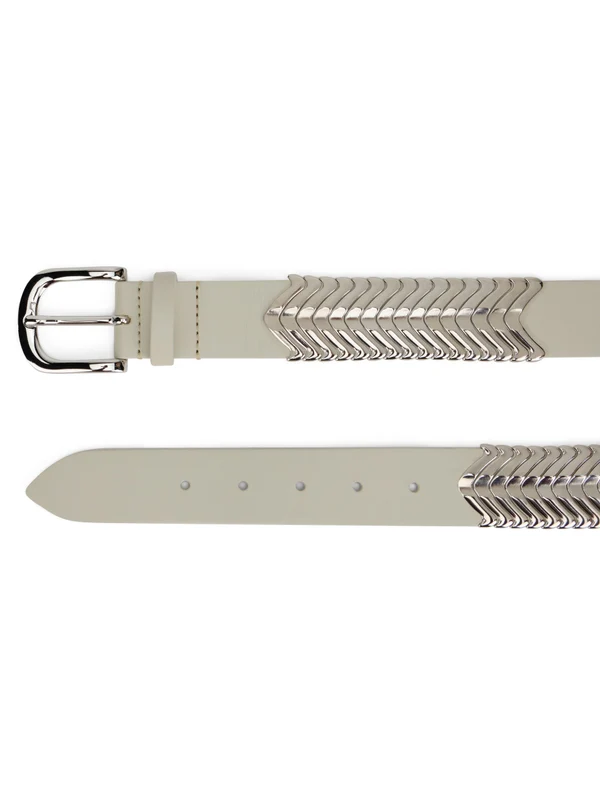 Isabel Marant Ivory Leather Belts - Image 3