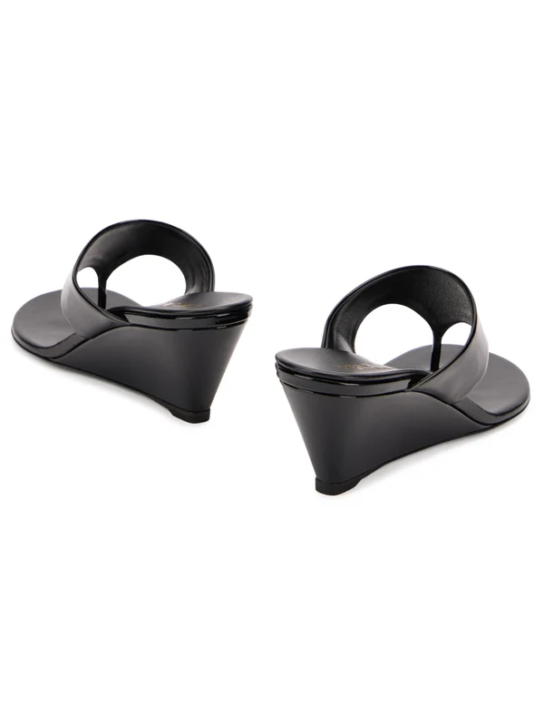 Prada Black Flip Flops - Image 4