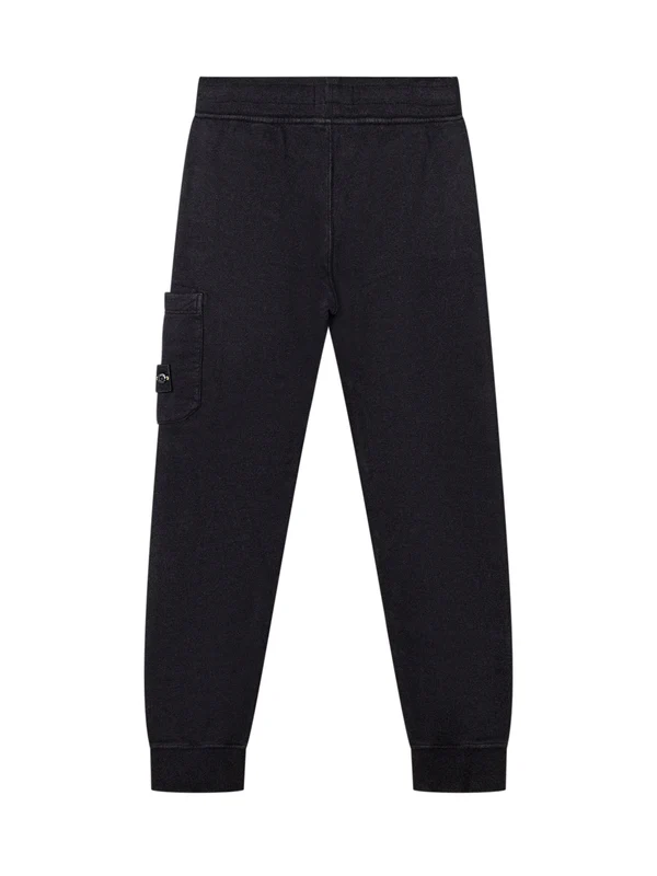 Stone Island Kids Black Casual Pants - Image 2