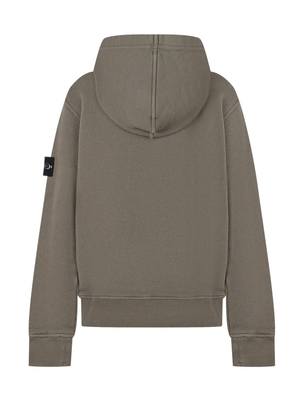 Stone Island Kids Green Hoodies - Image 2