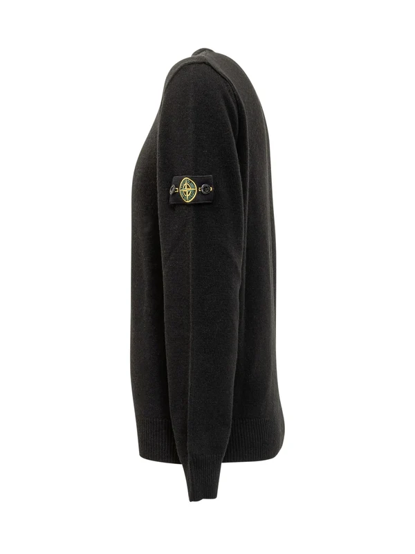 Stone Island Kids Black Knitted - Image 3