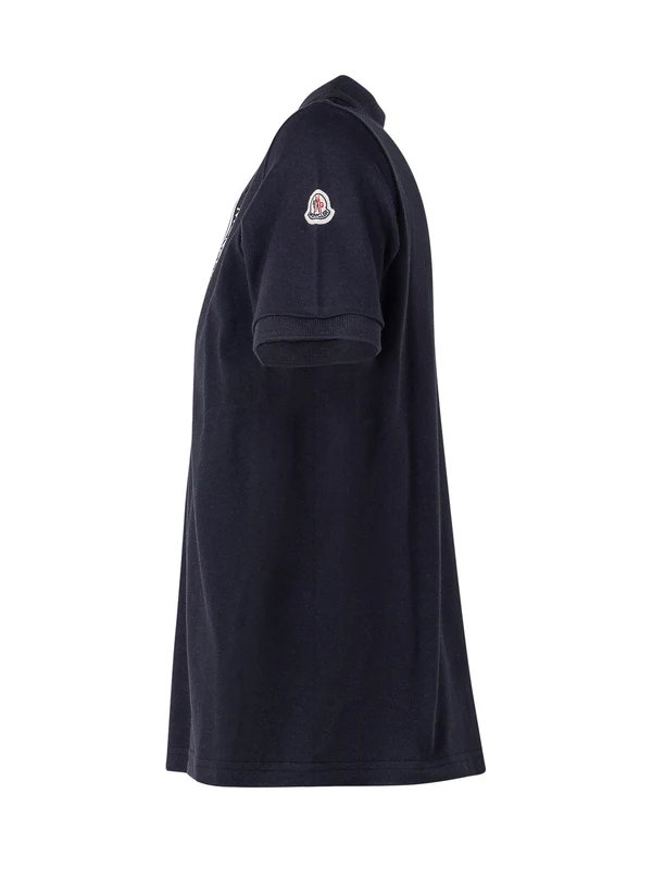 Moncler Navy Polo Shirts - Image 3