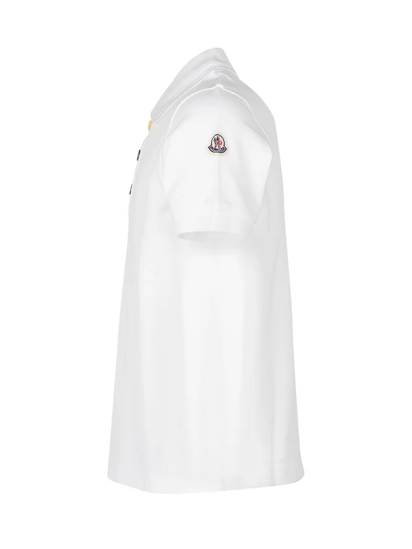 Moncler White Polo Shirts - Image 3