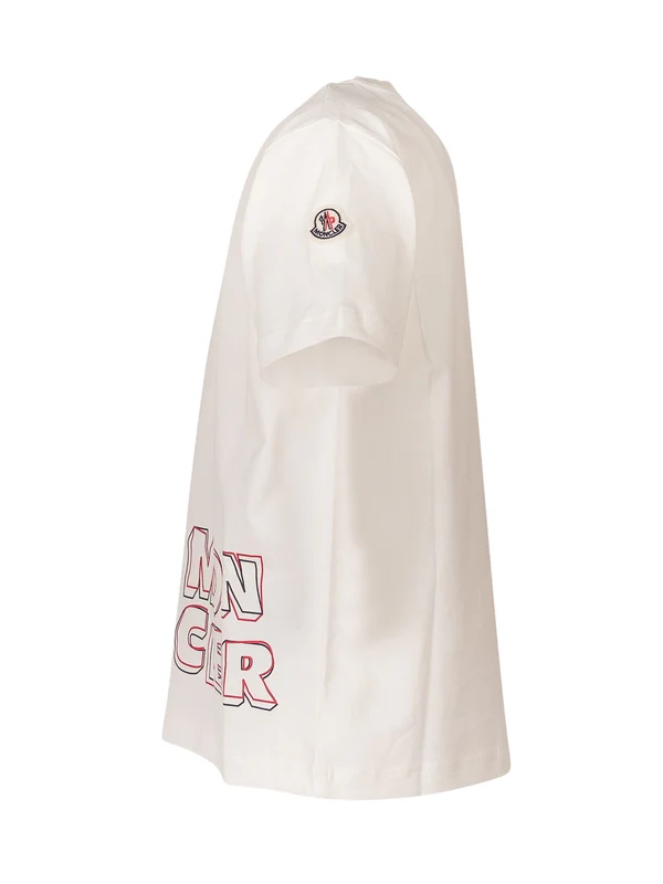 Moncler White Half Sleeve - Image 3