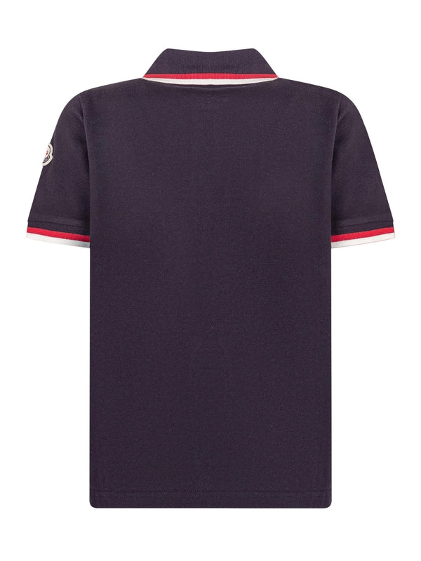 Moncler Navy Polo Shirts - Image 2