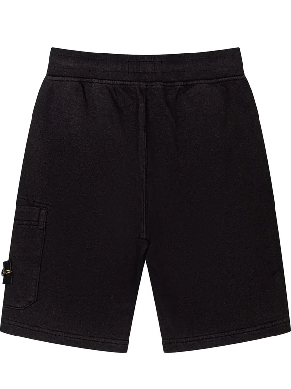 Stone Island Kids Black Shorts - Image 2