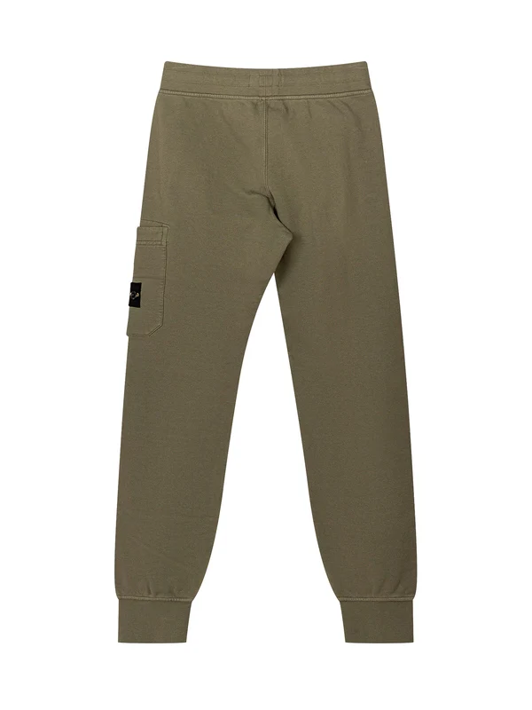 Stone Island Kids Green Casual Pants - Image 2