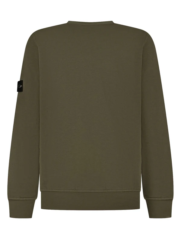 Stone Island Kids Green Sweatshirts - Image 2