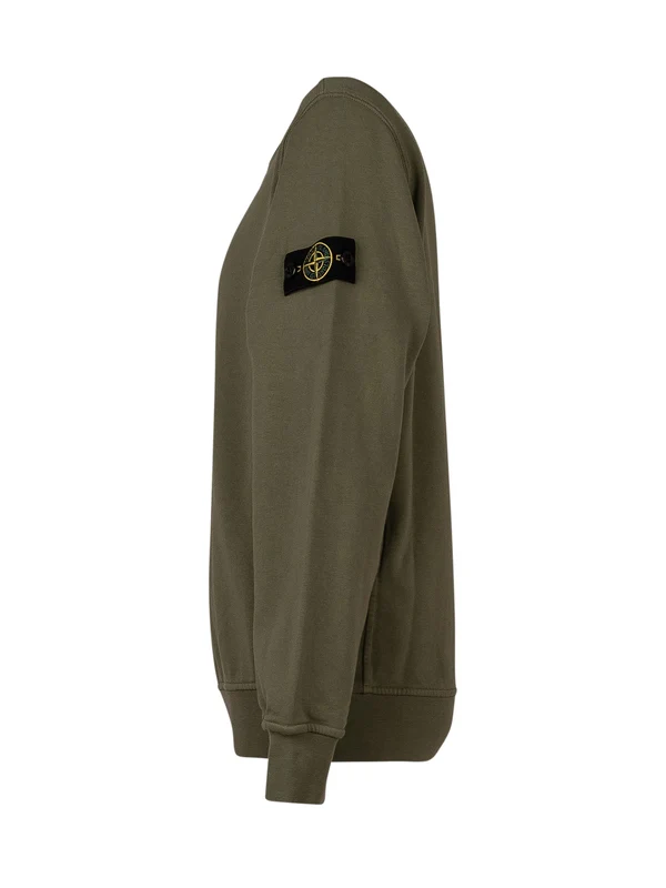 Stone Island Kids Green Sweatshirts - Image 3