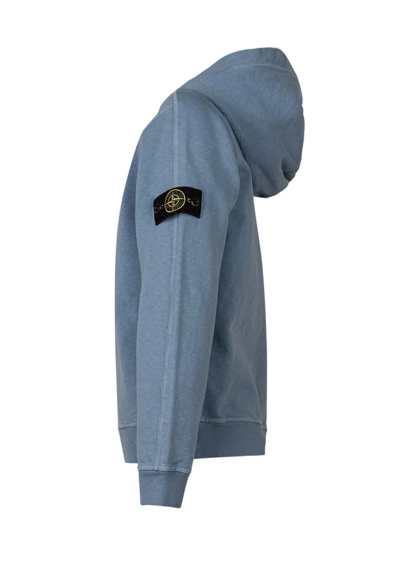 Stone Island Kids Blue Hoodies - Image 3