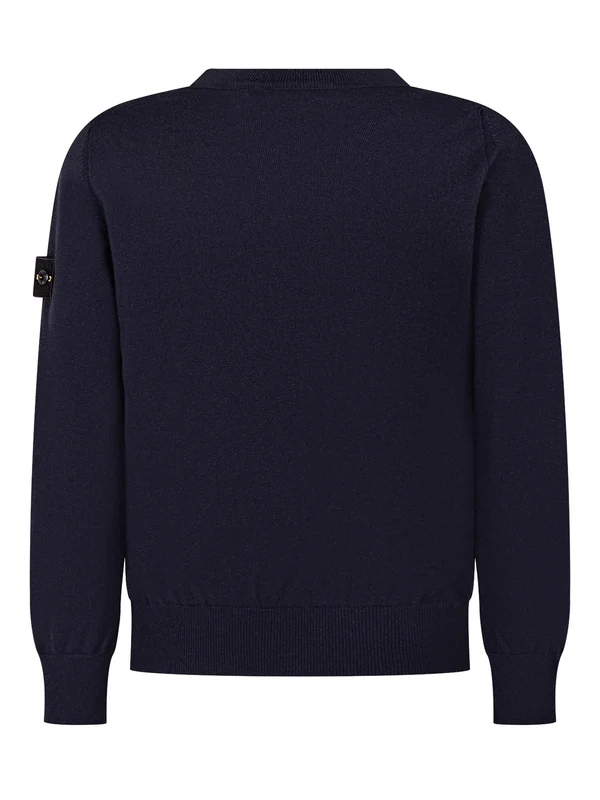 Stone Island Kids Navy Knitted - Image 2