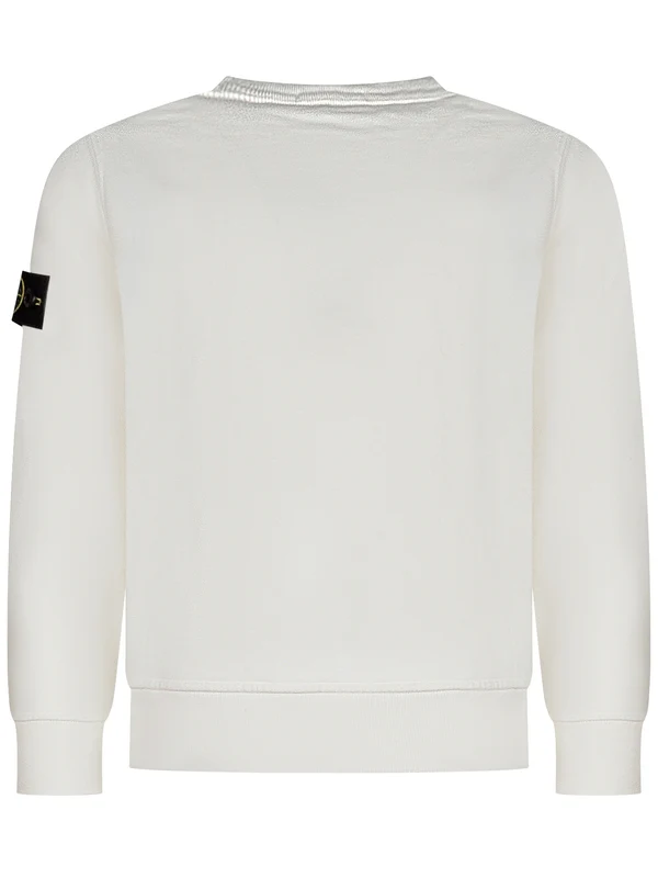 Stone Island Kids Ivory Sweatshirts - Image 2