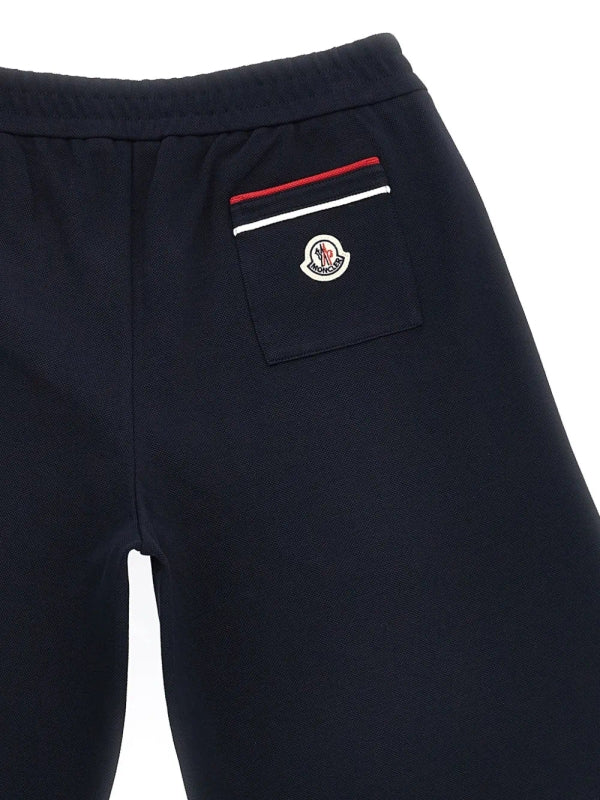 Logo Patch Cotton Shorts - Image 3