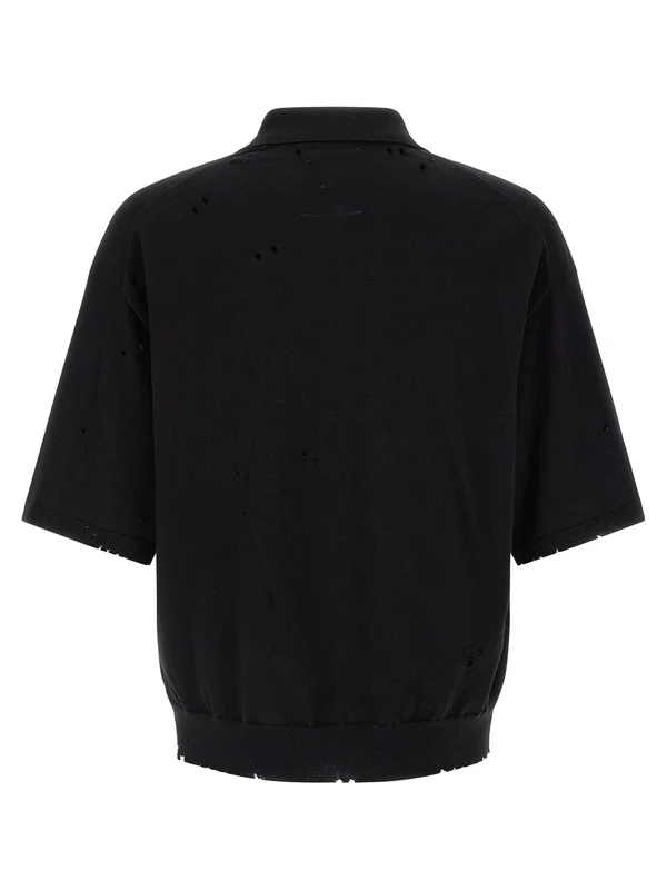Maison Mihara Yasuhiro Black Polo Shirts - Image 2