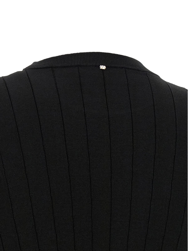 Sportmax Black Mini Dress - Image 4