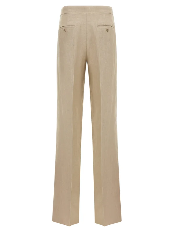Max Mara Beige Tailored Pants - Image 2
