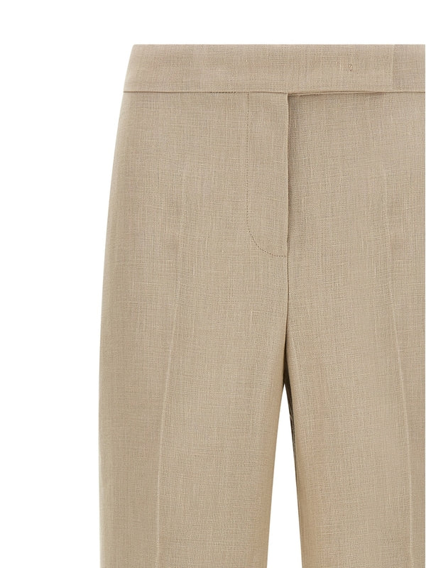 Max Mara Beige Tailored Pants - Image 3