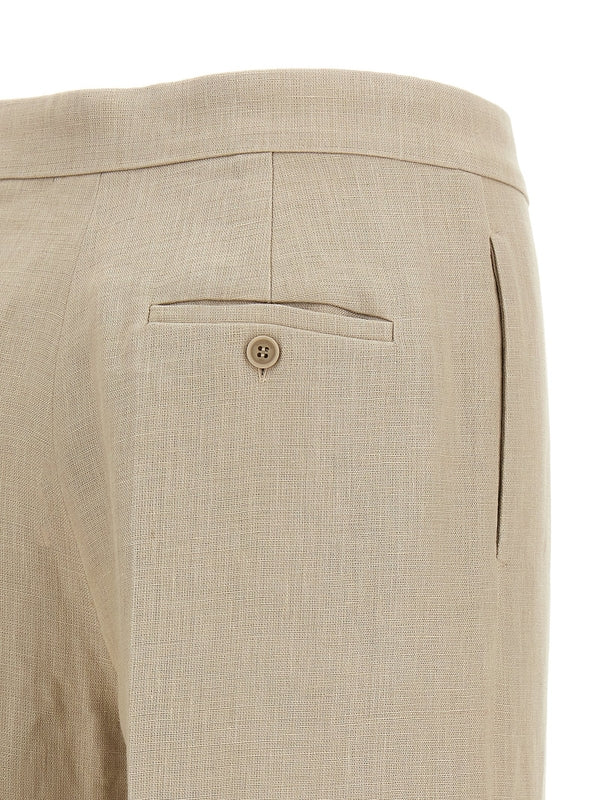 Max Mara Beige Tailored Pants - Image 4
