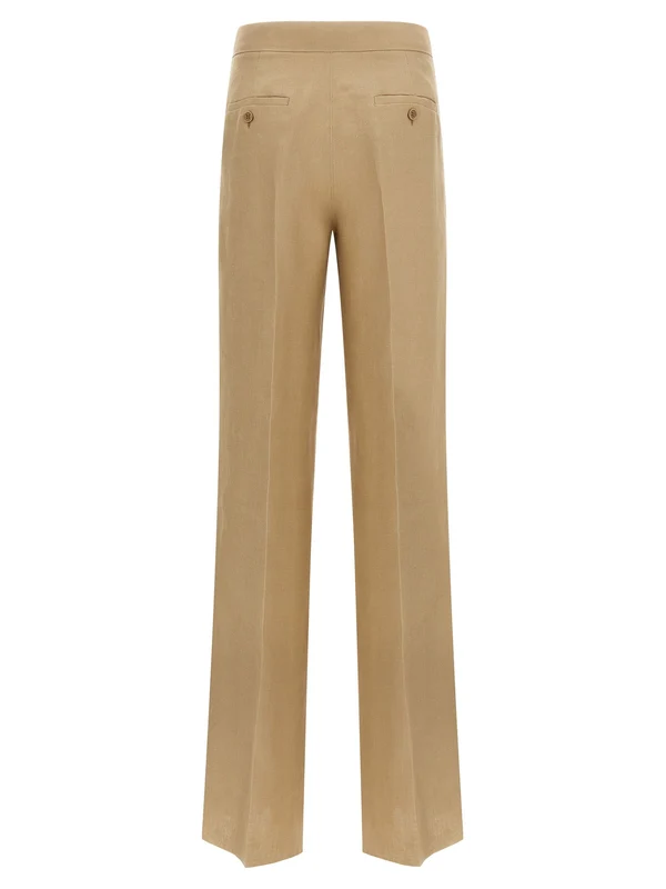 Max Mara Beige Tailored Pants - Image 2