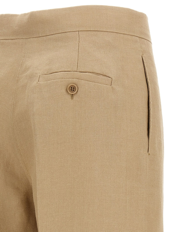 Max Mara Beige Tailored Pants - Image 4