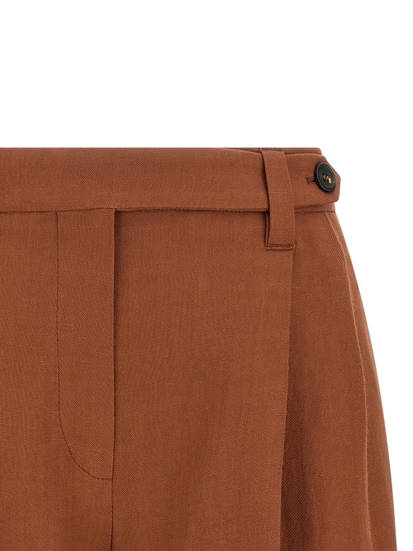 Brunello Cucinelli Brown Shorts - Image 3