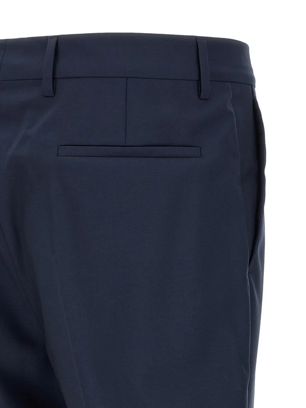 Brunello Cucinelli Navy Trousers - Image 4