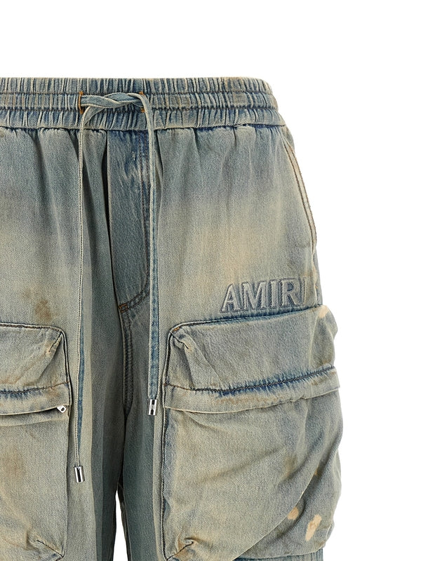 Amiri Blue Denim Pants - Image 3
