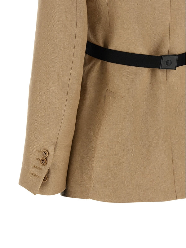 Max Mara Beige Tailored Jackets - Image 4