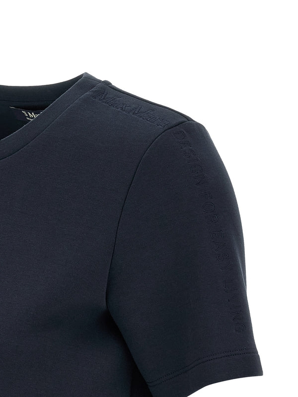 S Max Mara Navy Half Sleeve - Image 4