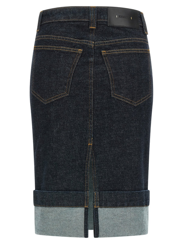Khaite Navy Skirts - Image 2