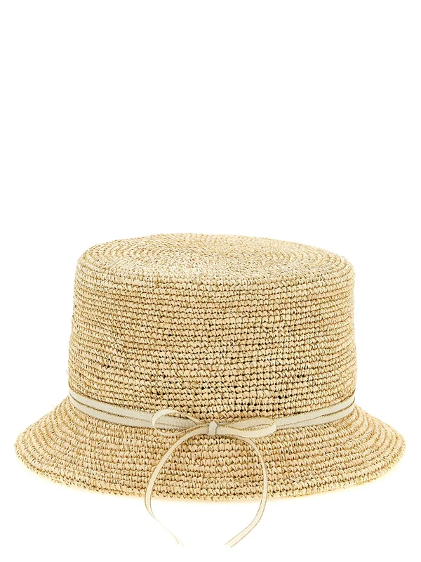 Maison Michel Beige Bucket Hats - Image 3
