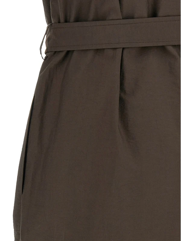 Brunello Cucinelli Brown Long Dress - Image 4